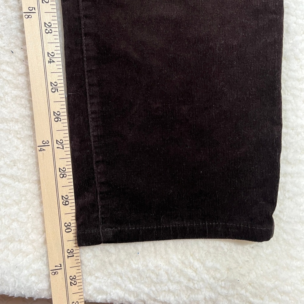 Democracy Pants Womens 10 Brown Ab solution Straight Leg Corduroy B1560QYRW - Picture 2 of 9